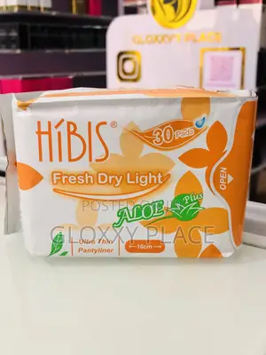 Hibis Fresh Dry Light Aloe Vera Panty Liner 30pcs