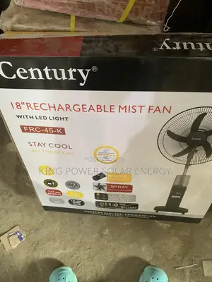 18” Century Rechargeable Mist Fan