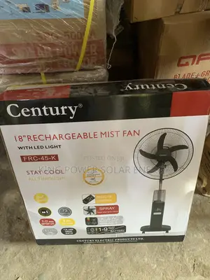 18” Century Rechargeable Mist Fan