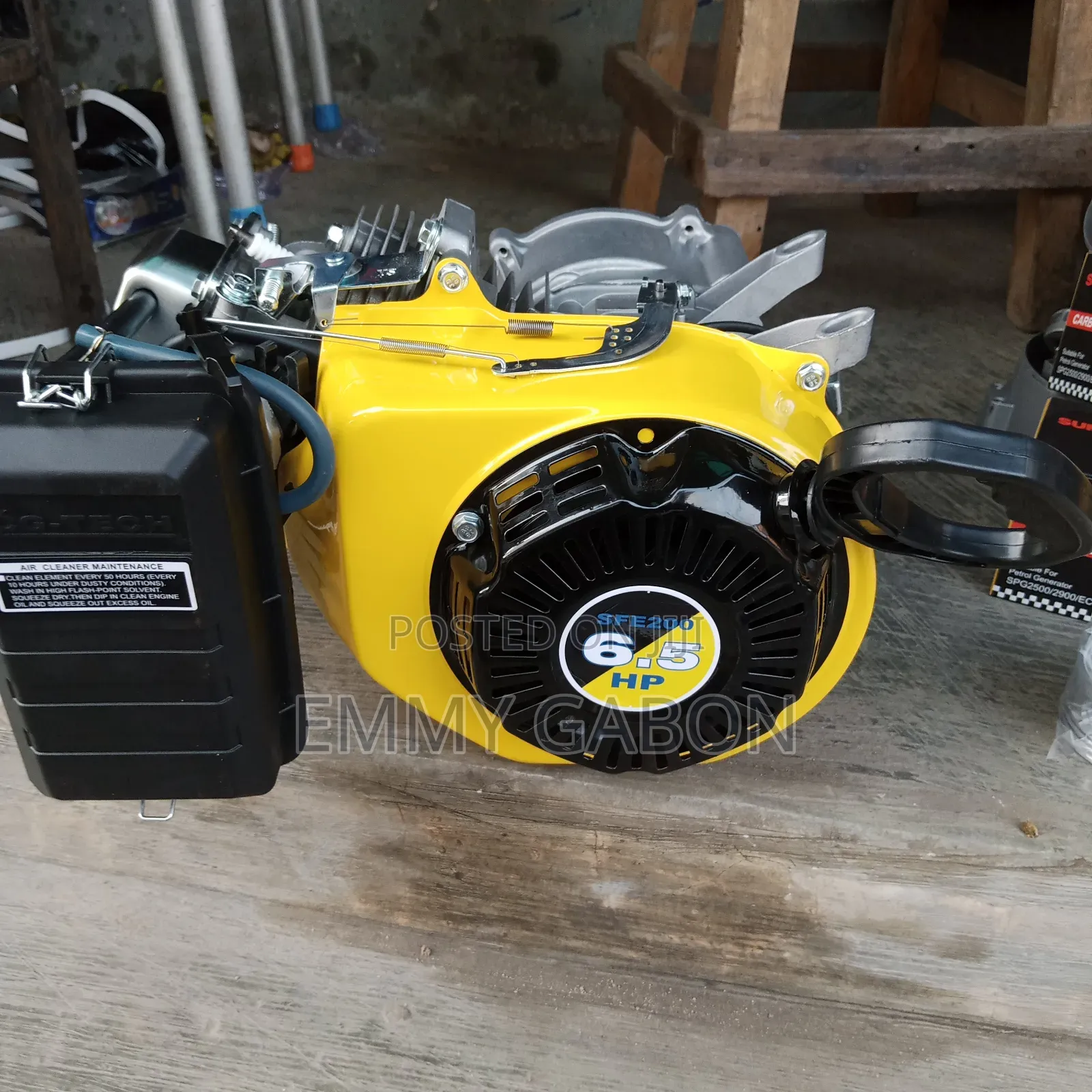 Half Engine for Generator(6.5hp)4.5kva/2.5kva Ec3000/2500