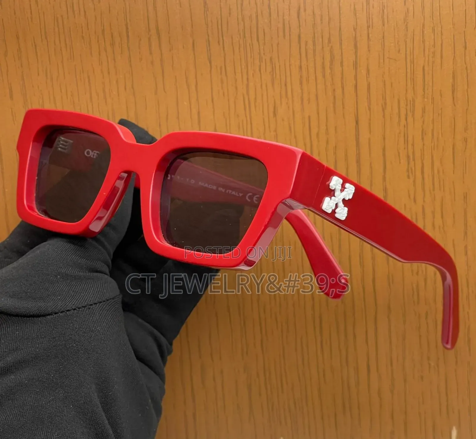Off-white Virgil Square Frame Model,Durable Plastic.Thick Temples.