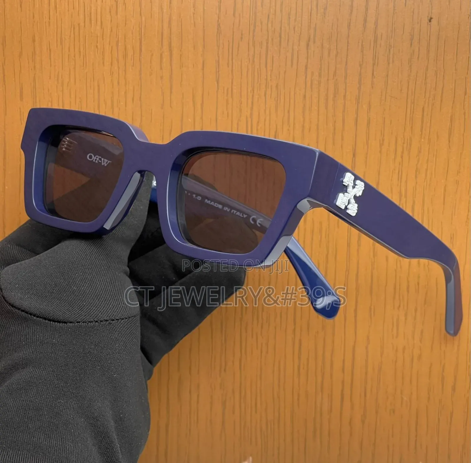 Off-white Virgil Square Frame Model,Durable Plastic.Thick Temples.