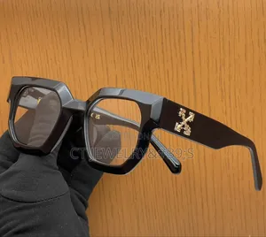 Off-white Eyewear Style 8 In A Sophisticated Gray Hue Square Frame