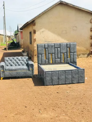 6by6 Bedframe With Two Seater Chair