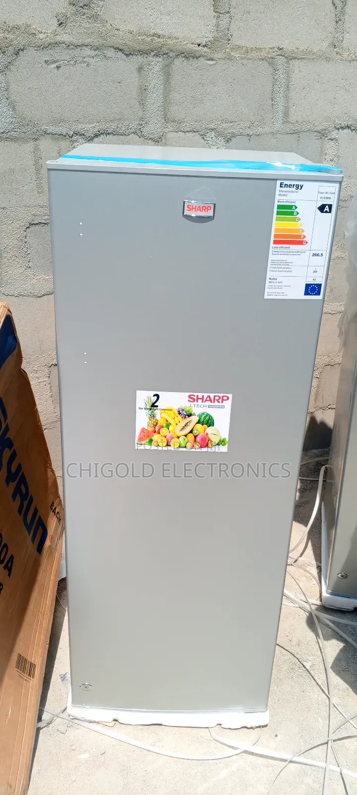 Sharp Upright Freezer 8 Step 2 Years Warranty Original