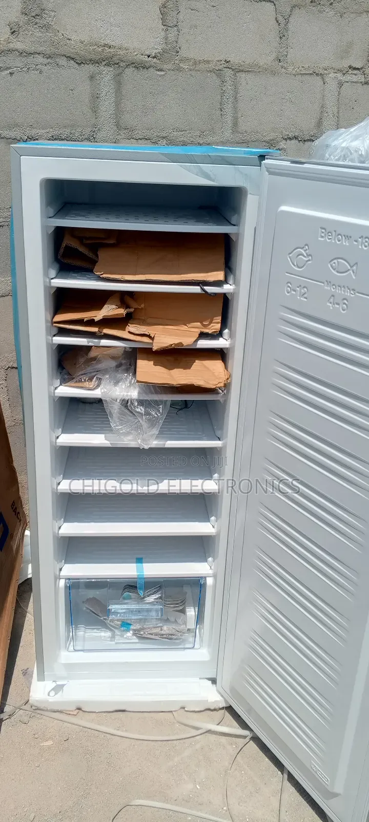 Sharp Upright Freezer 8 Step 2 Years Warranty Original