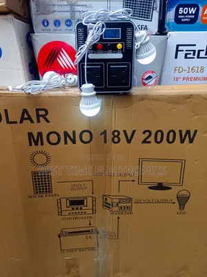 650w Wolftek Lithium Solar Generator With 200watts Solar Panel