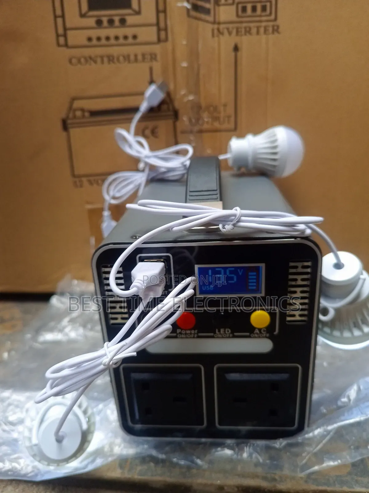 650w Wolftek Lithium Solar Generator With 200watts Solar Panel