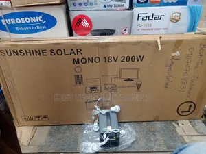 650w Wolftek Lithium Solar Generator With 200watts Solar Panel