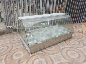 15bowl Food Warmer/Bain Marie Curved Glass