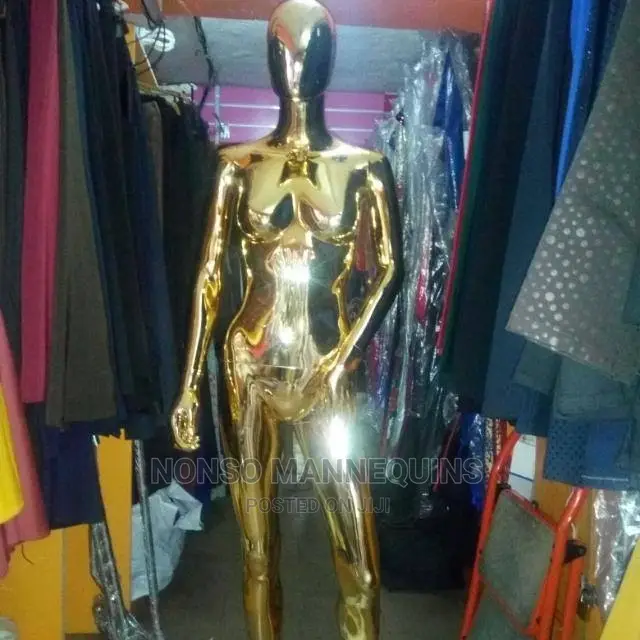 Female Gold Faceless Mannequin