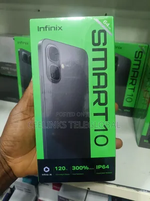New Infinix Smart 10 64 GB Black