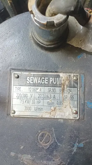 Sewage Pump 7.5kw 10hp