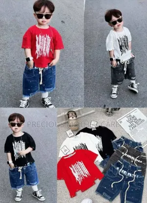 Check Top And Jeans Shirt Nicker 2 Pics