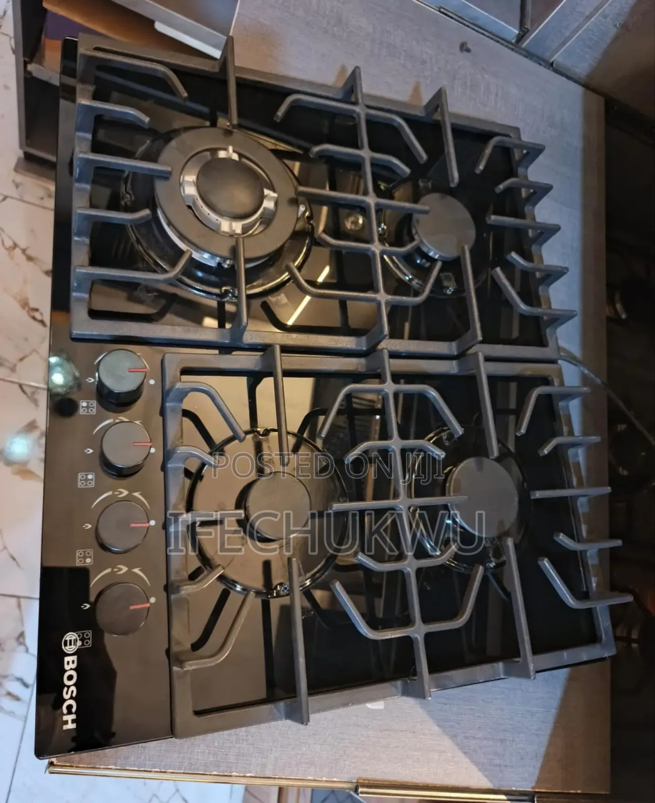 Original Bosch 60x60cm Built-in Luxury 4 Burners Automatic Gas Cooker
