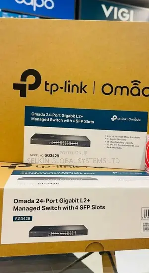 Tp Link 24 Port Gigabit Managed Switch With SFP Ports