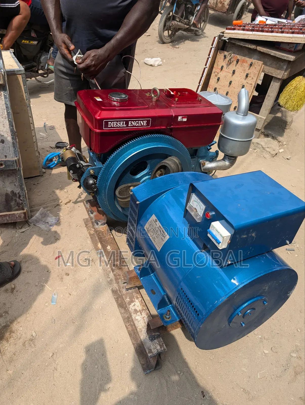 Complete 30kva Basic Diesel Generator With 1130 Engine 100%Copper Coil