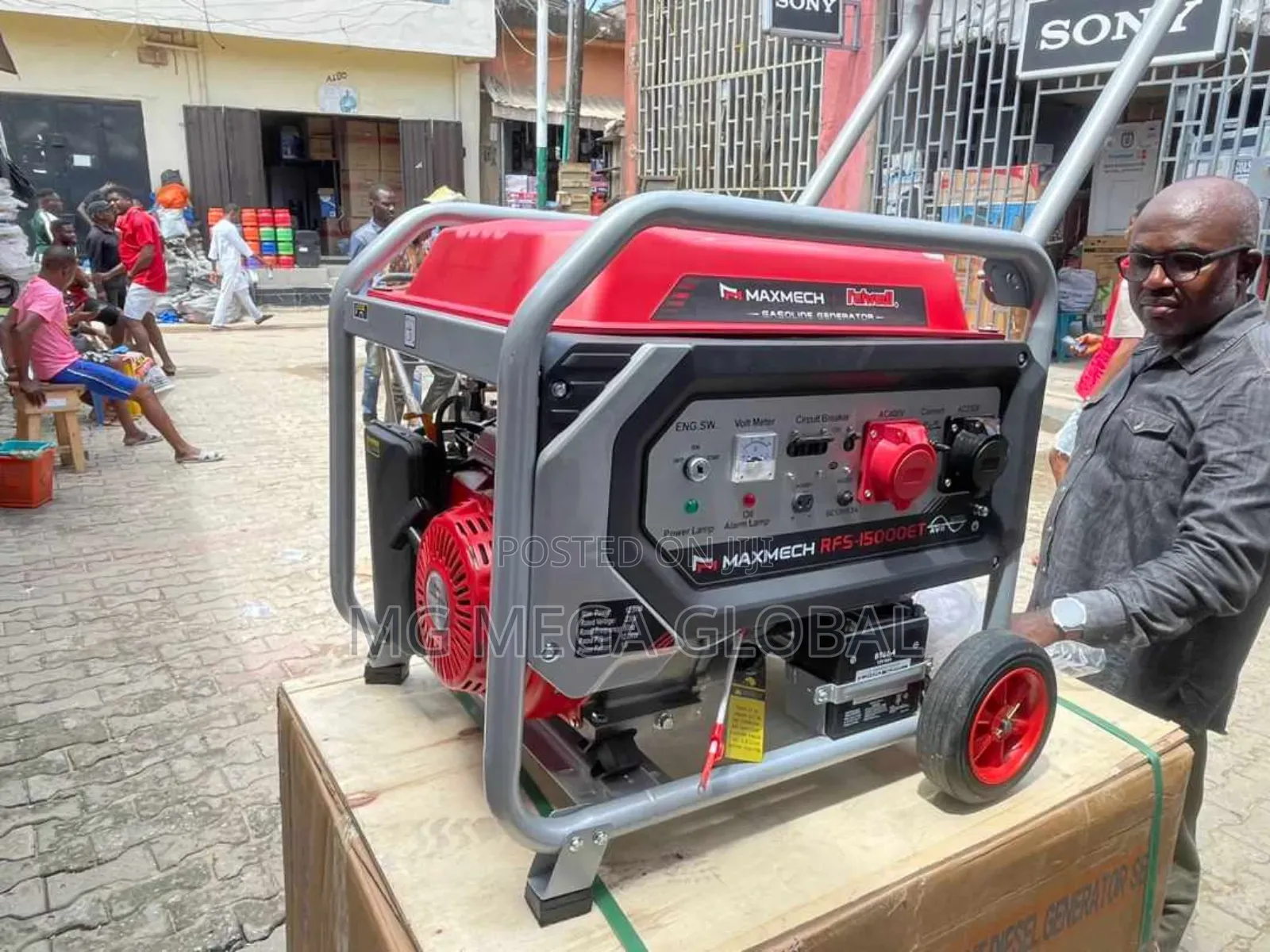 12.5kva Maxmech Three Phase Petrol Generator 100% Copper Coil