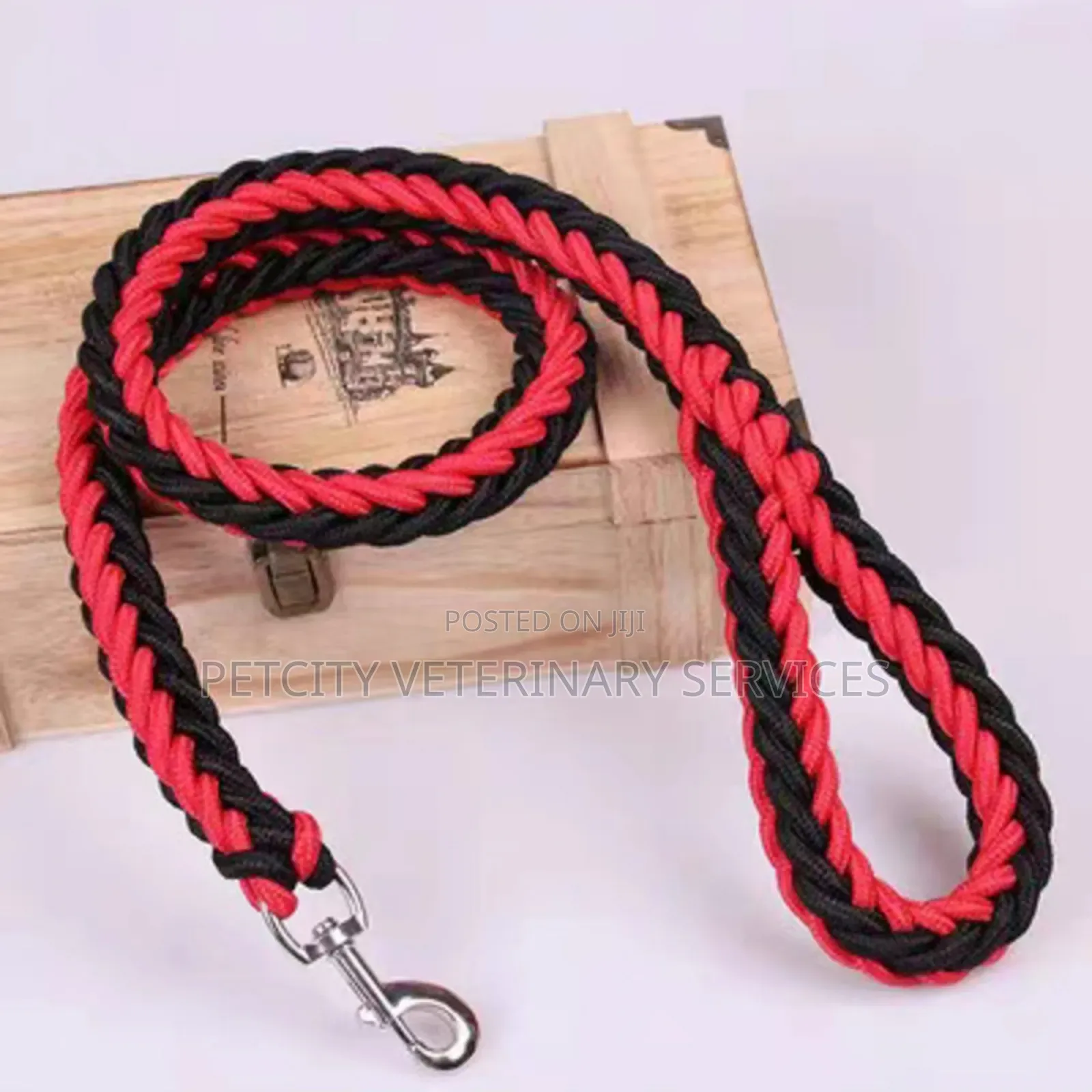 Braided Rope Dog Leash Collar Set (Also Available Without Collar)
