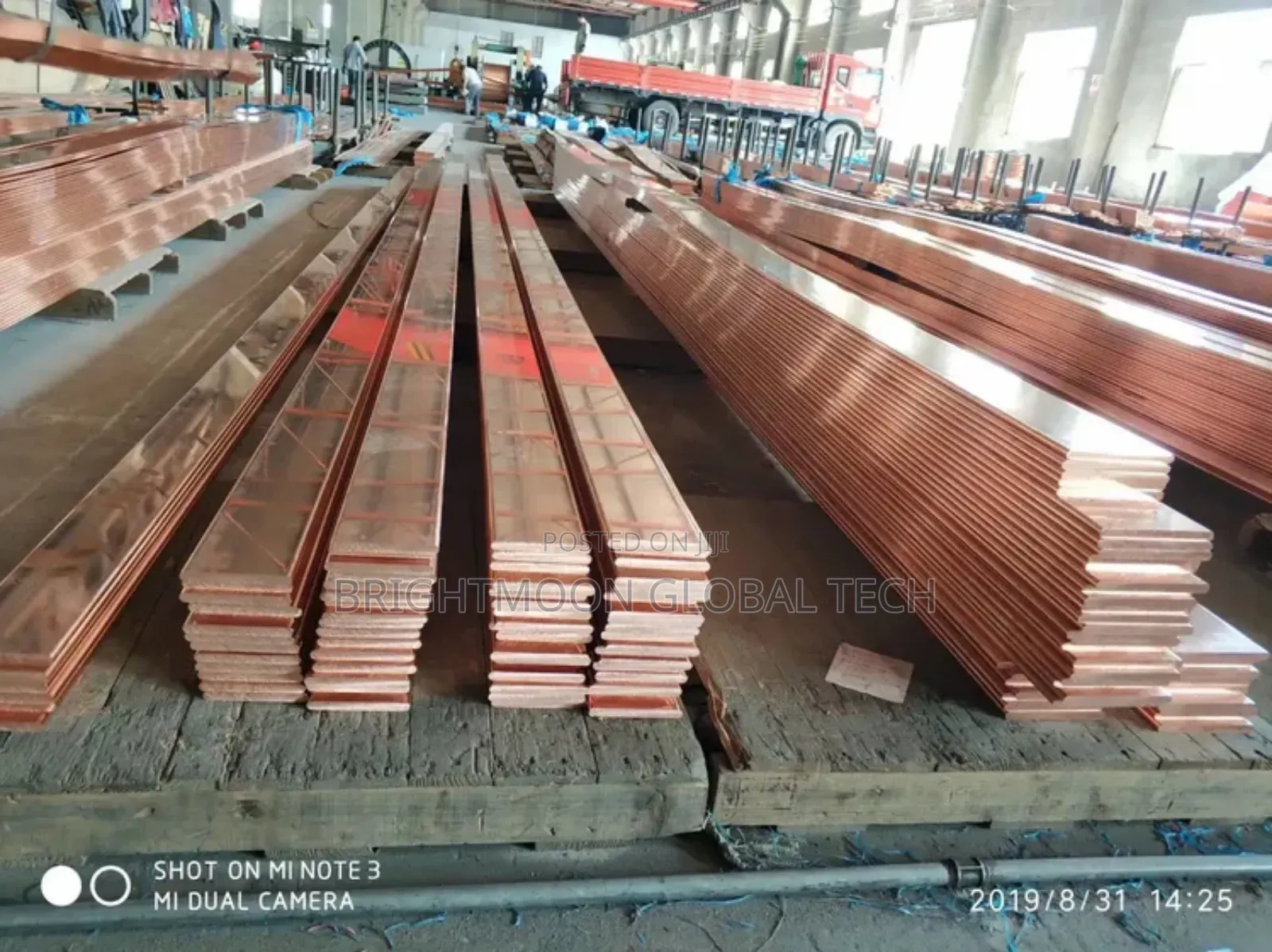 160 X 10mm Bar Copper
