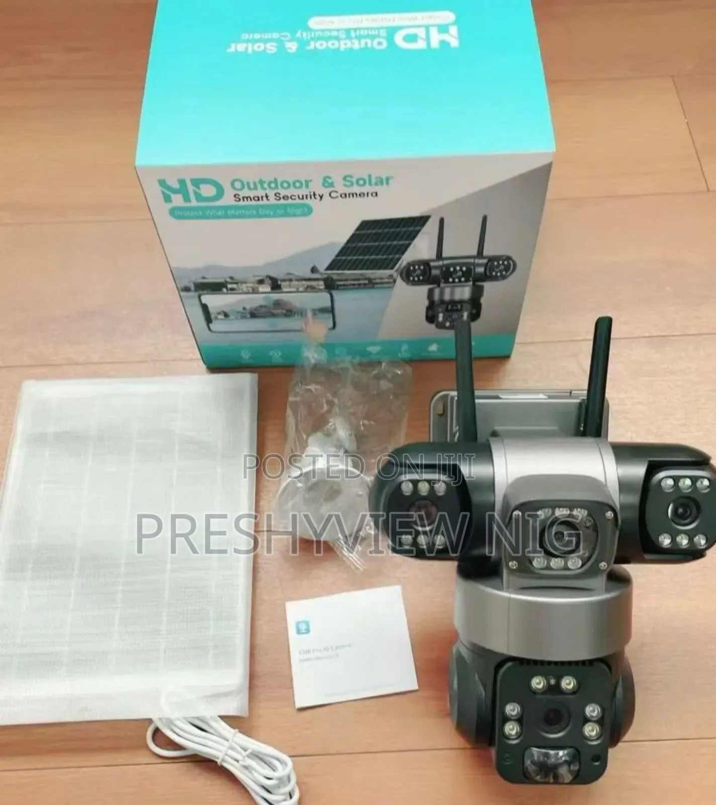 Solar Powered Triple Lens Camera