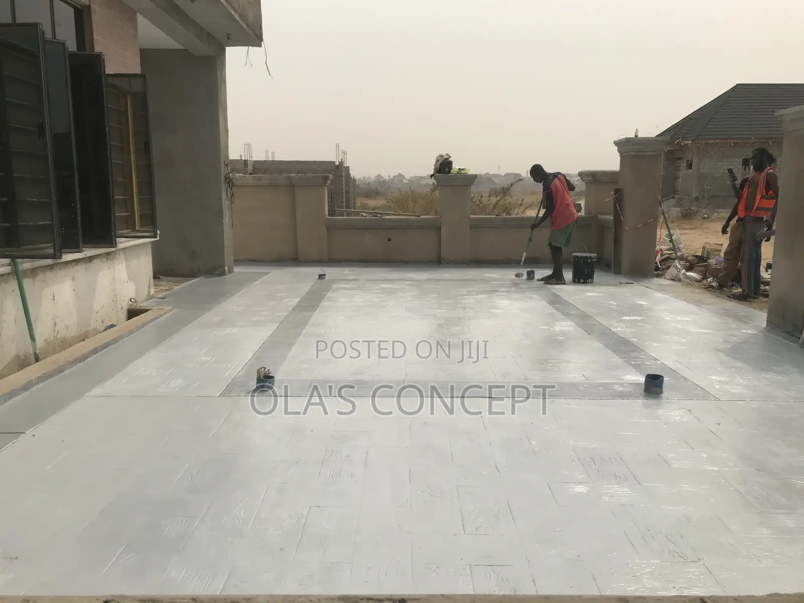 Modern Stamp Conceret Flooring