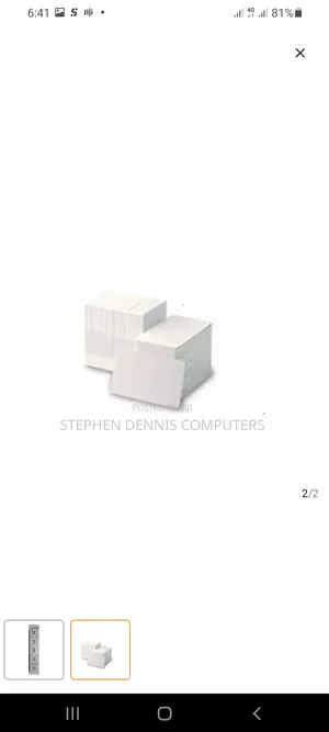 Fargo PVC Card -5 Pack-500 PCS