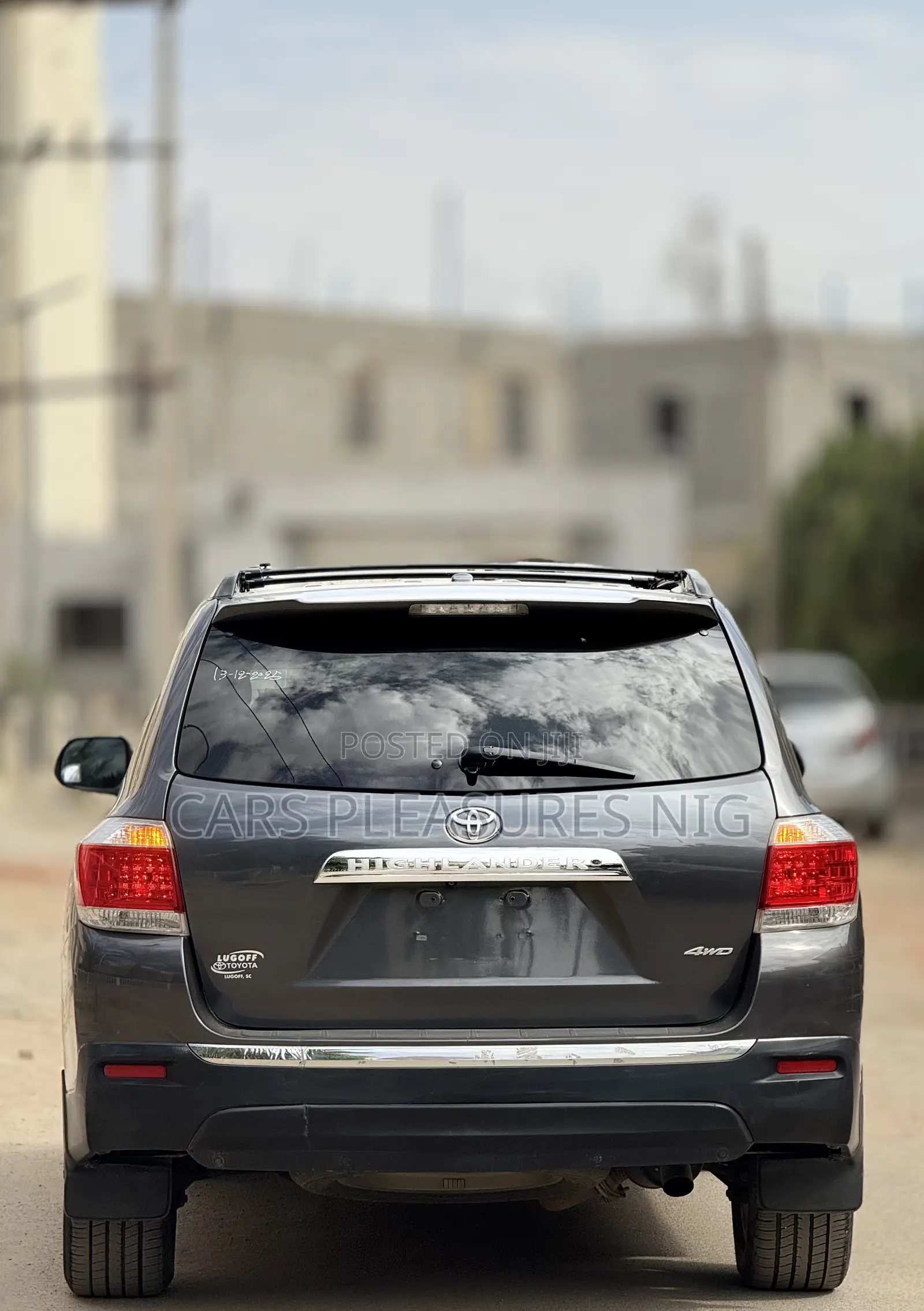 Toyota Highlander Limited 2012 Gray