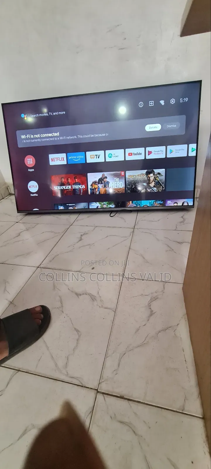 55 Inches Frameless Android Tv Available