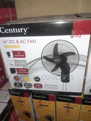Century 16inchs Dc and Ac Solar Wall Fan-Works With Power Banks●15watts