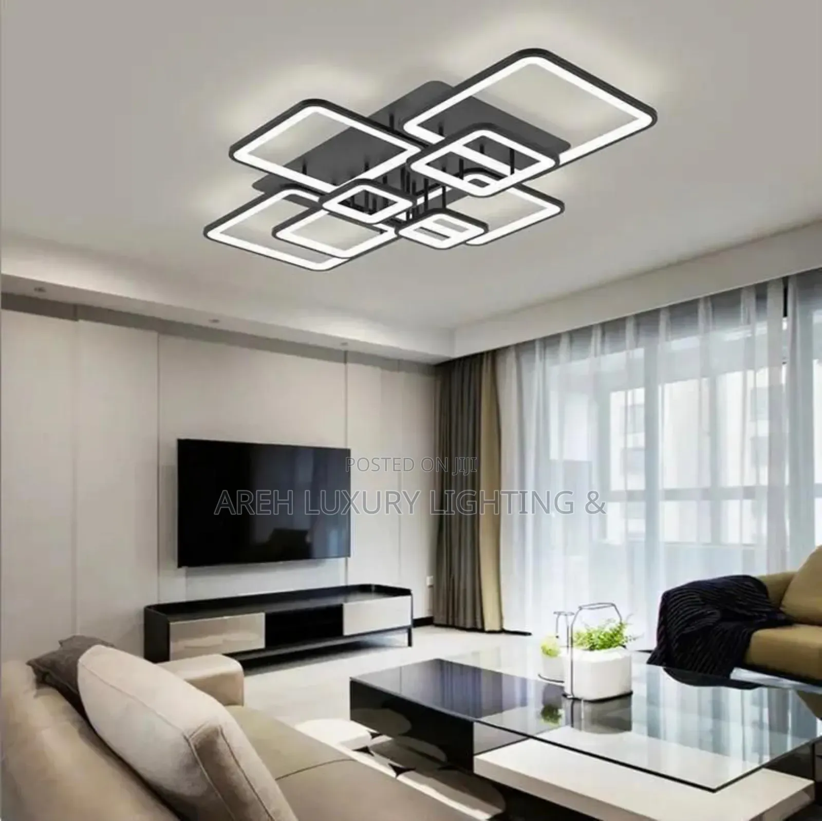 Modern Luxury Flush Chandelier Light
