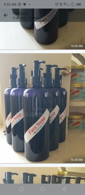 All Purpose Skinsolution Liquid Black Soap (500ml)