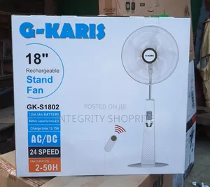 G-Karis 18inch Rechargeable Fan