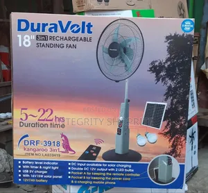 18inch Duravolt Rechargeable Fan