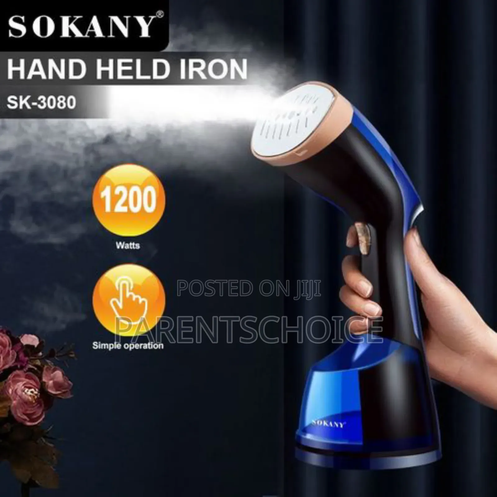 Hand Held Steamer Product_image_name-Sokany Hand Held Steamer