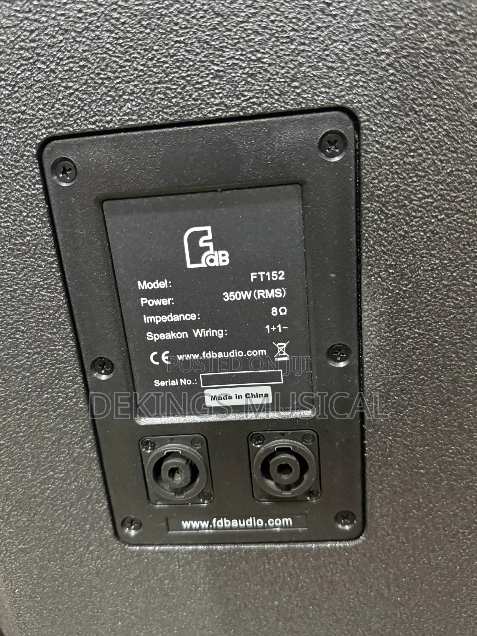 FDB S115 Mid-Range Speakers