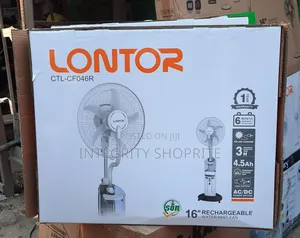 16inch Lontor Rechargeable Fan