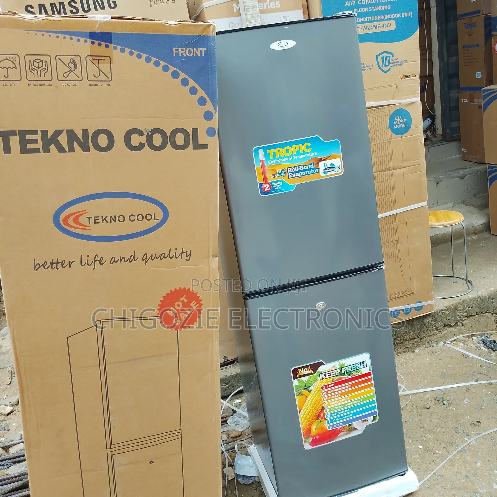 Technocool 250litres Double Door Refrigerator