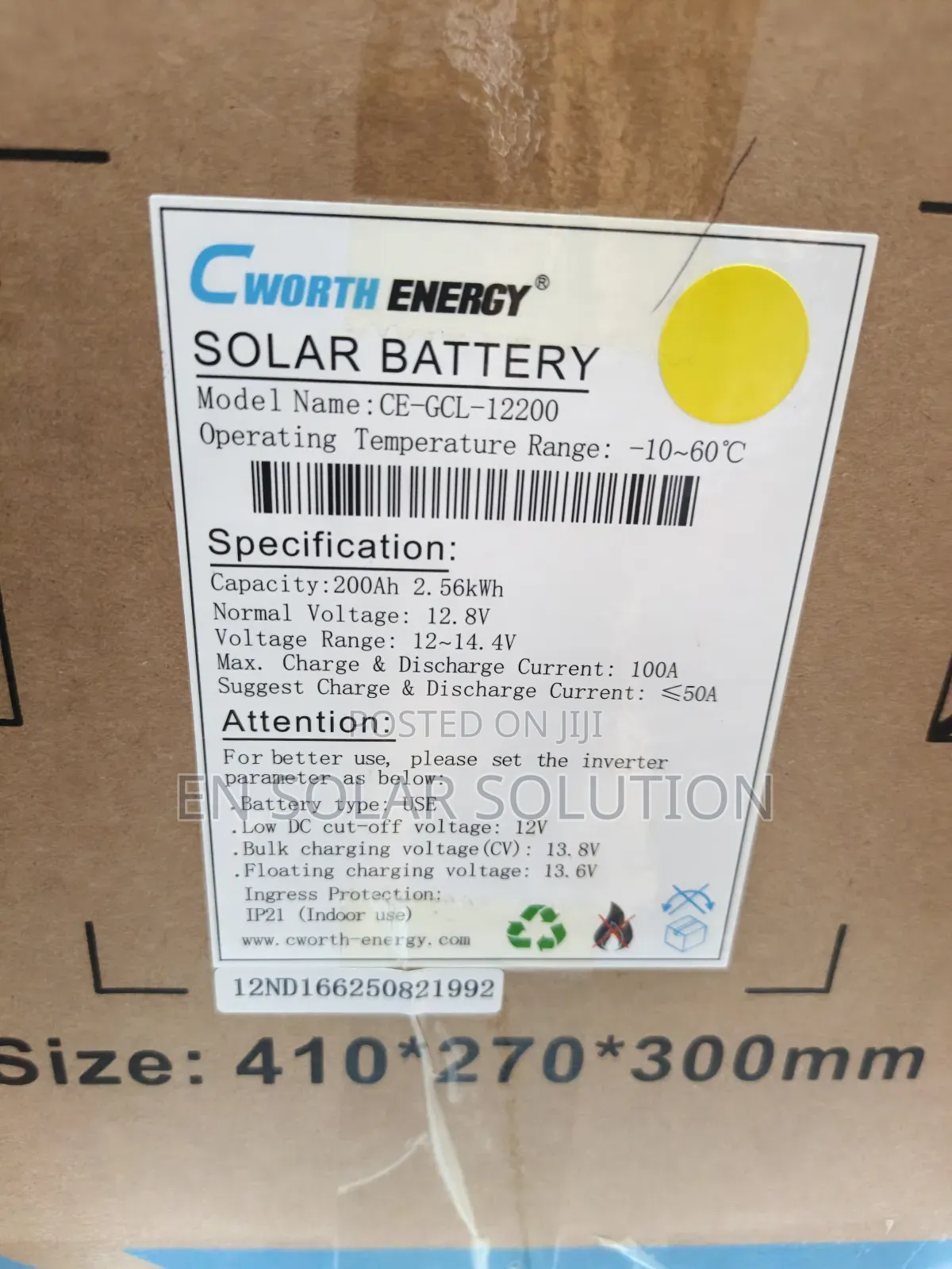 200ah Cworth Lithium Battery Available