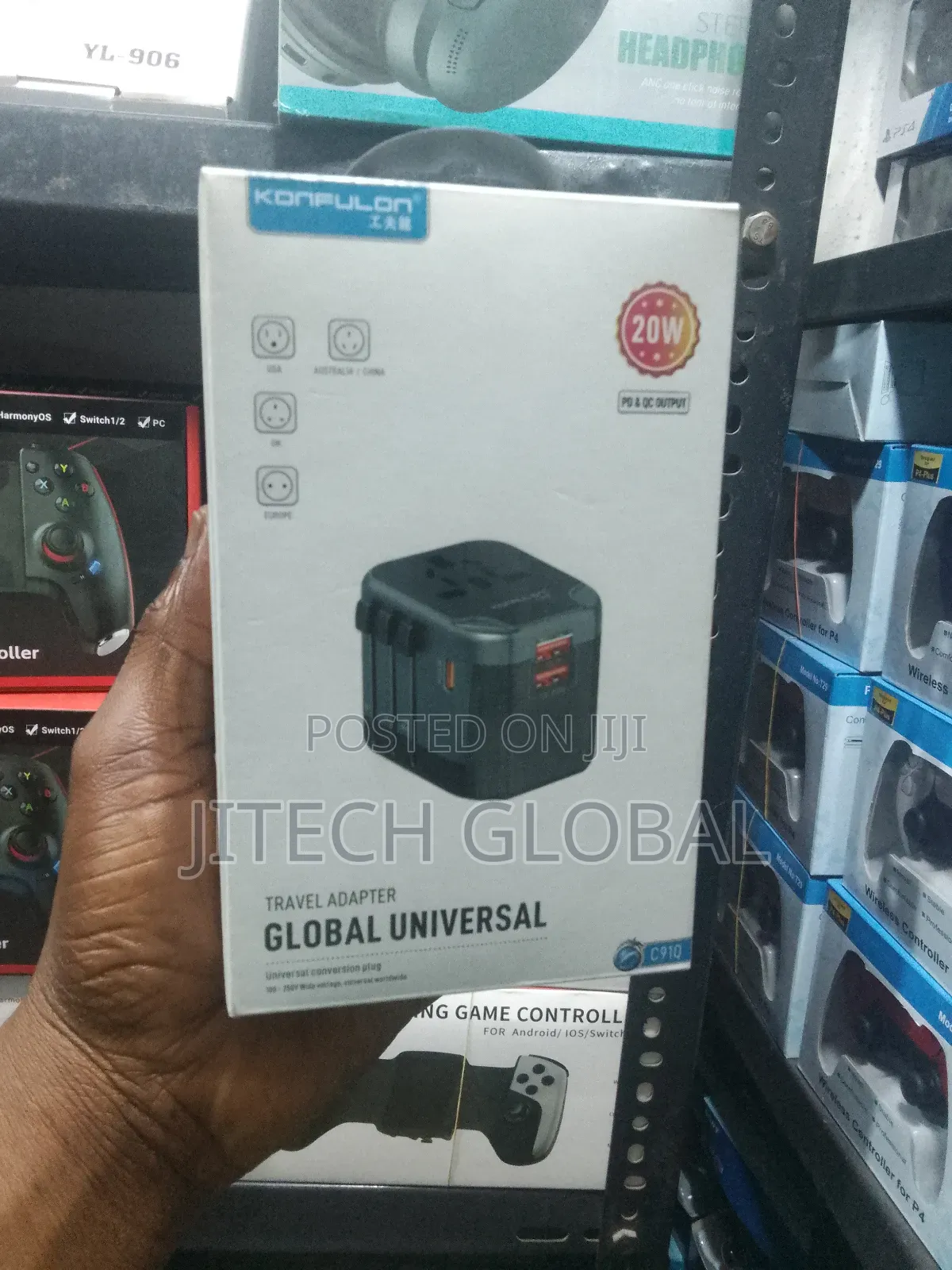 Konfulon Universal Travel Adapter 20w