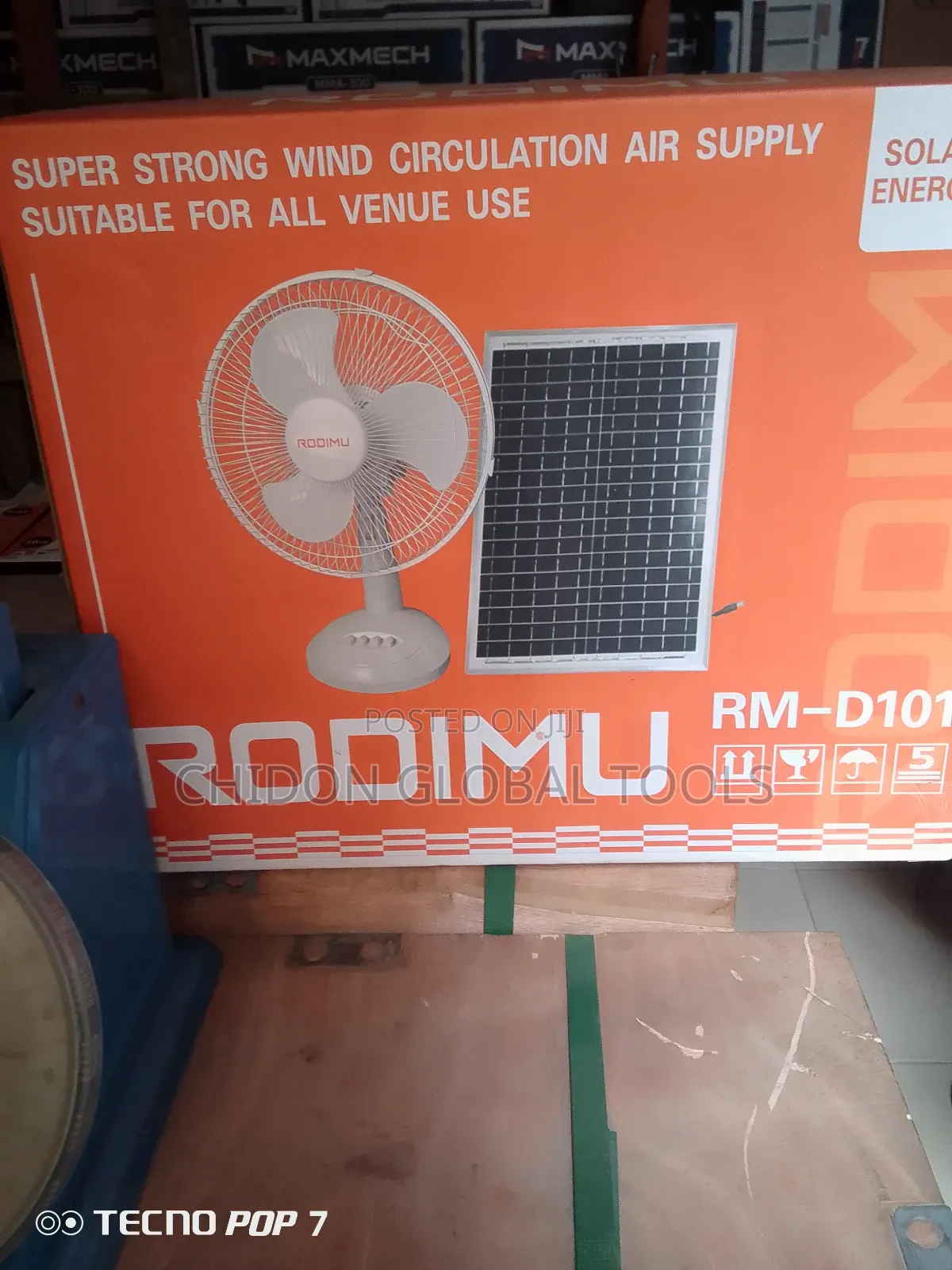 Solar Fan Rodium