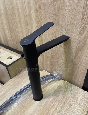 Long Basin Mixer Tap Black