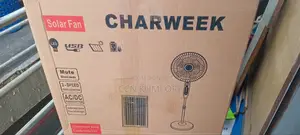 Charweek Solar Fan .3 Blade Speed With Solar Panels and Bolbs