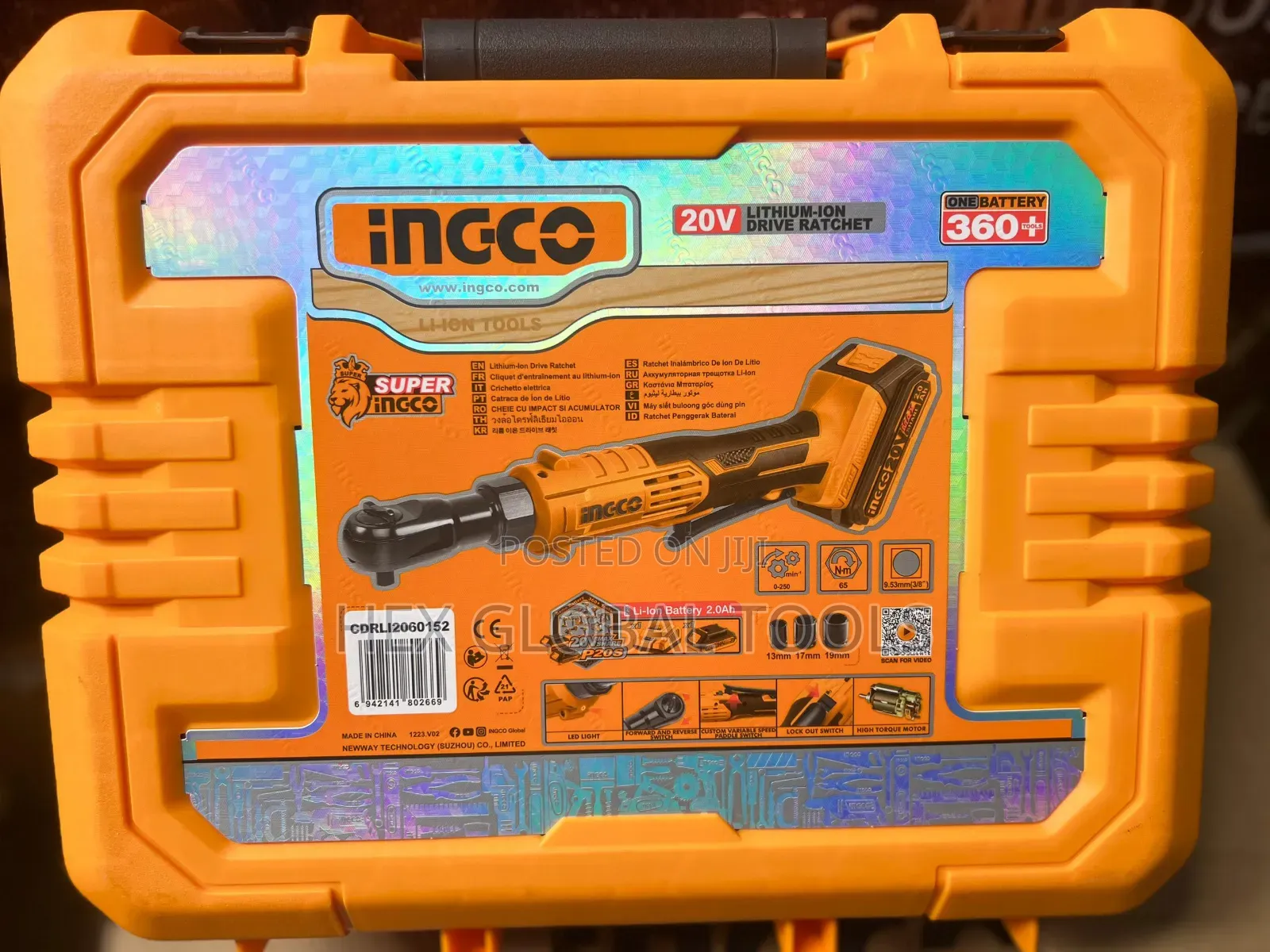 Ingco Cordless Ratchet Spanner