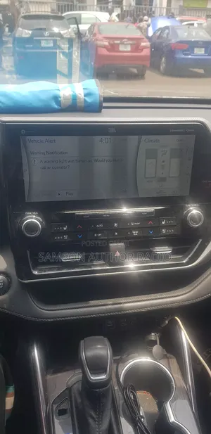Factory Followcome Navigation Radio Screen Toyota Highlander 2023