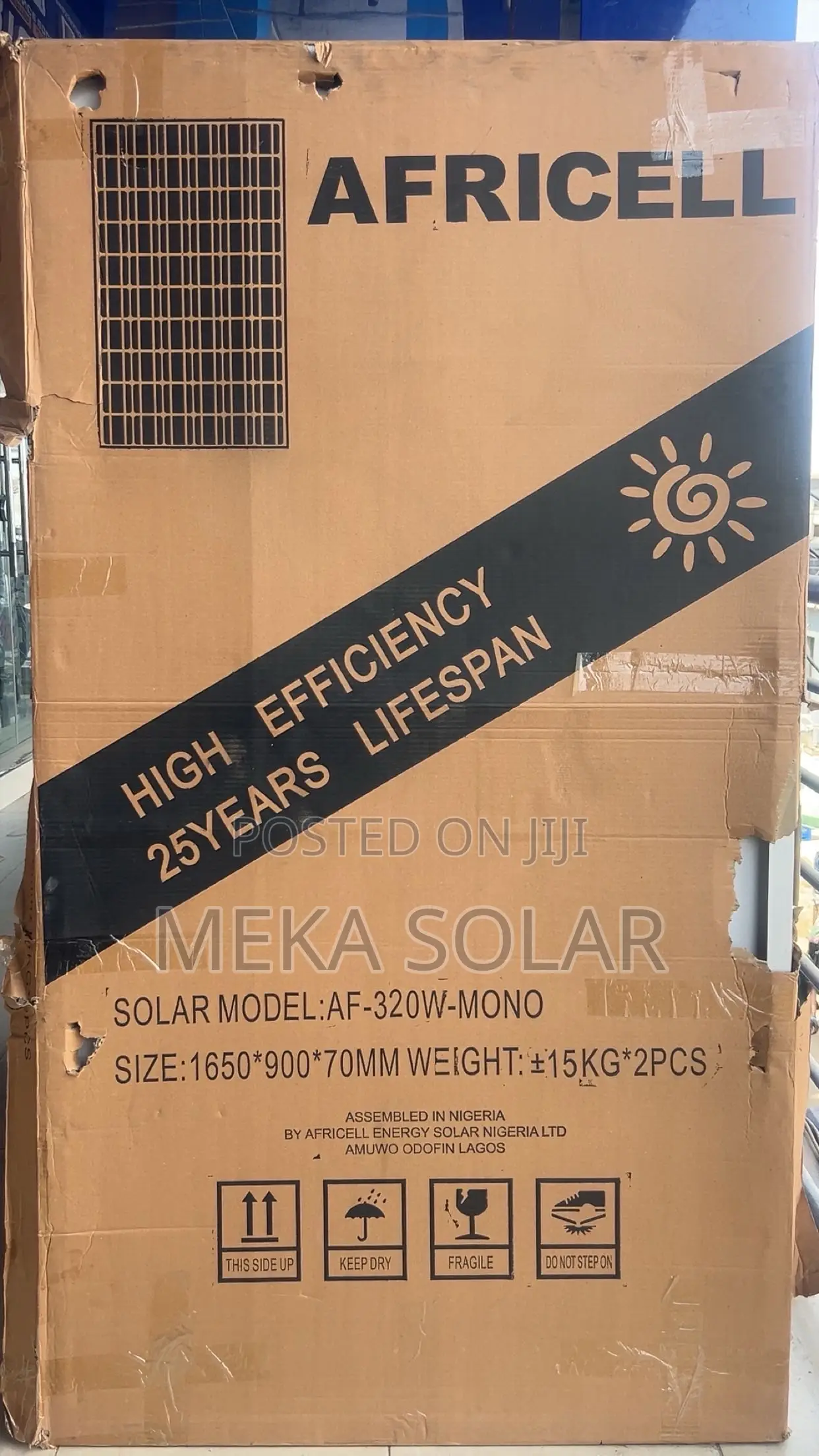 Africell 320 Mono-Crystalline Solar Panel