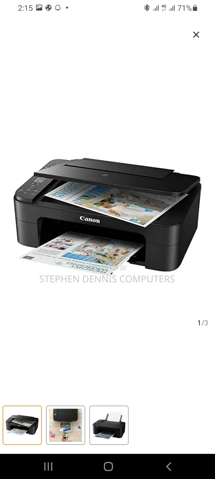 Pixma Ts3640 Canon Printer