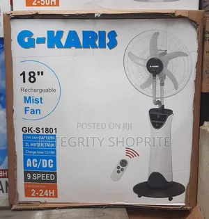 Shape Blade G-Karis 18inch Rechargeable Fan