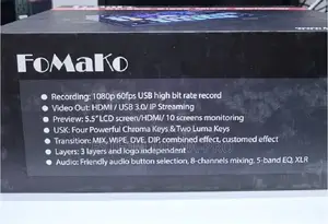 Fomako (Kc601 Pro Black) Video Mixer Switcher