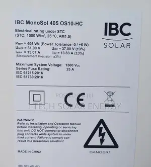 400watts Ibc Solar Panels